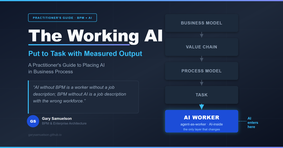 The Working AI: Put to Task with Measured Output