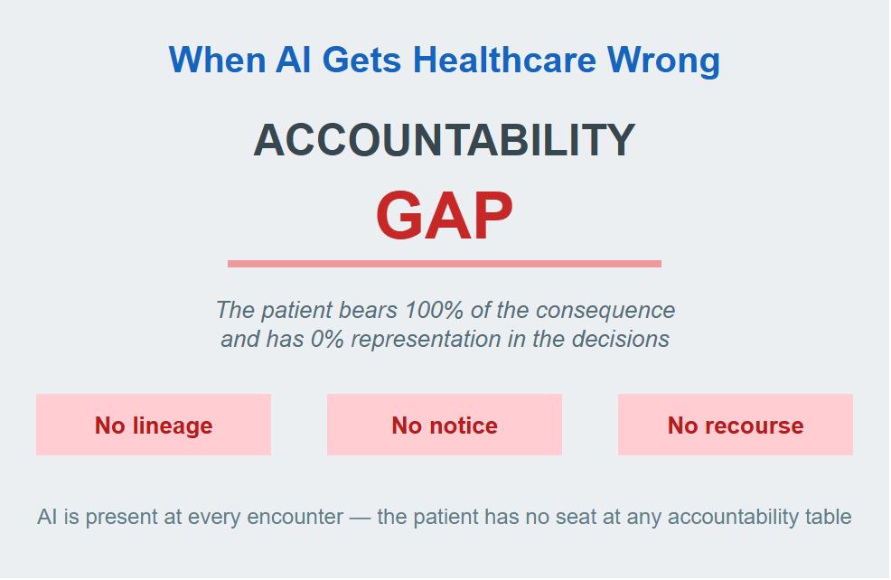 Who Decides / Accountability Gap / Who Bears the Consequence
