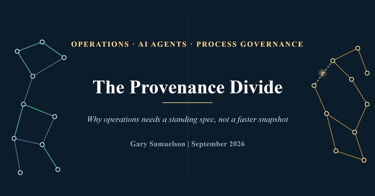 The Provenance Divide